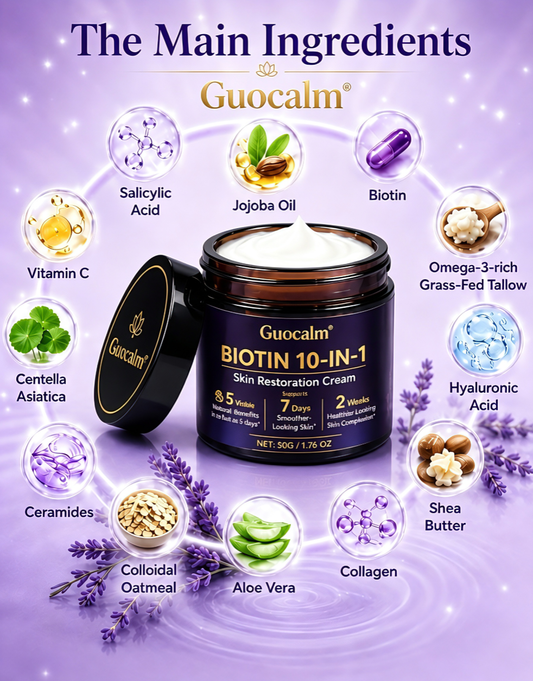 Guocalm® 10-in-1 Biotin Skin Restoration Facial Body Cream