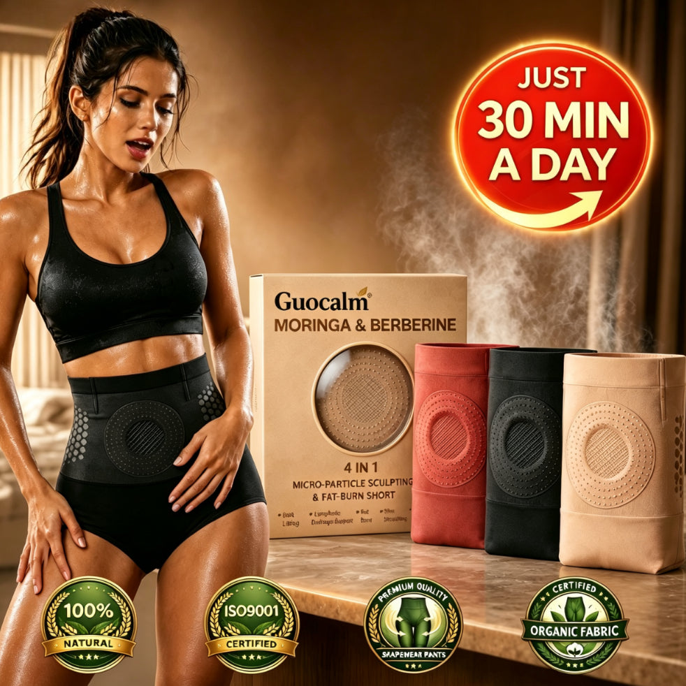 Guocalm 4IN1 Moringa & Berberine Fat-Burn Sculpting High Stretch Shaping Shorts