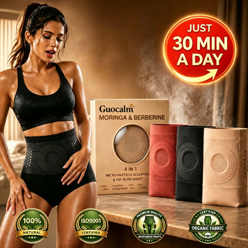 Guocalm 4IN1 Moringa & Berberine Fat-Burn Sculpting High Stretch Shaping Shorts