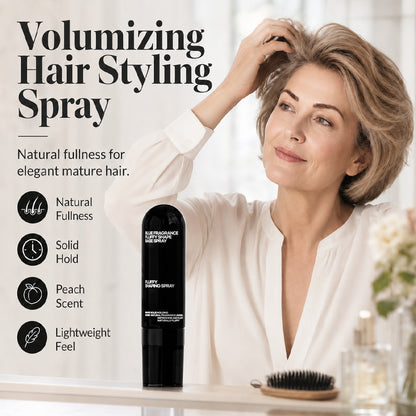 👩 Peach-Scented Volumizing Hair Spray | All-Day Hold & Lightweight, Bouncy Hair Styling Product
